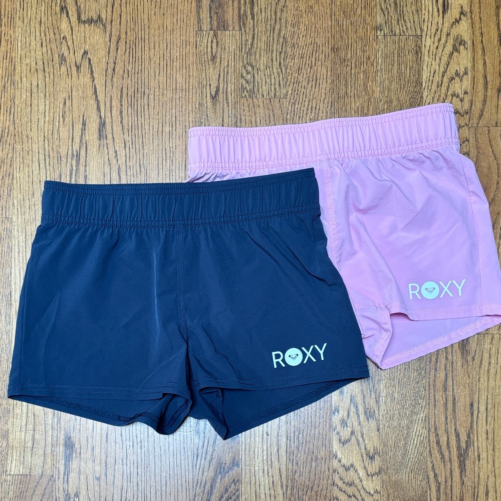 Roxy Kids Shorts Set - Navy and Pink